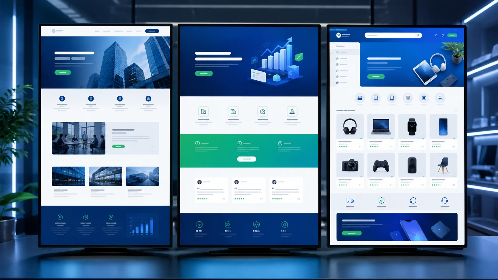 Diferencias entre página web, landing page y tienda online